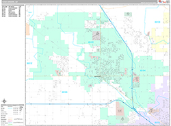 Casa Grande Wall Map Premium Style 2026
